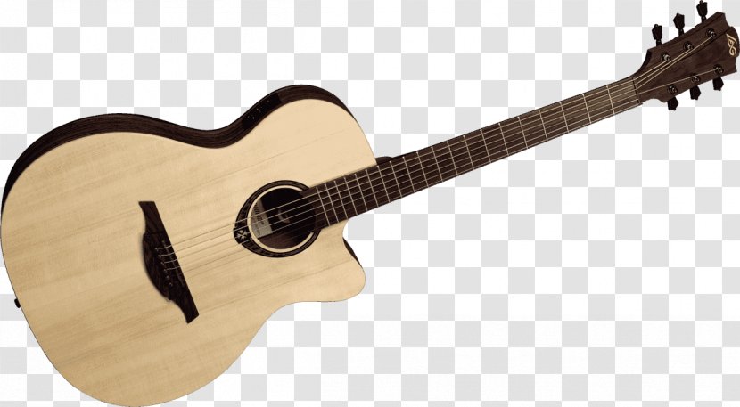 Lag Steel-string Acoustic Guitar Acoustic-electric - Flower Transparent PNG