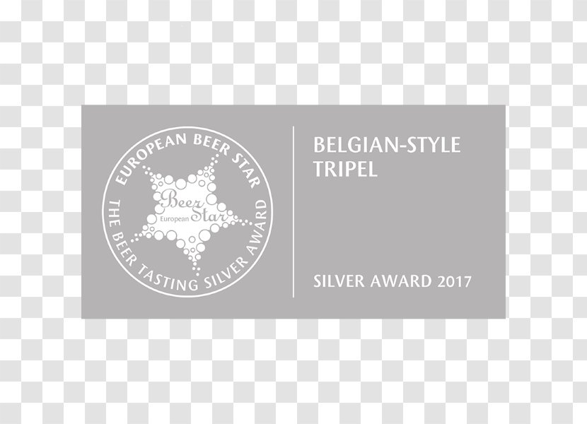 Tripel Belgian Cuisine Brand Logo Font - Silver Award Transparent PNG