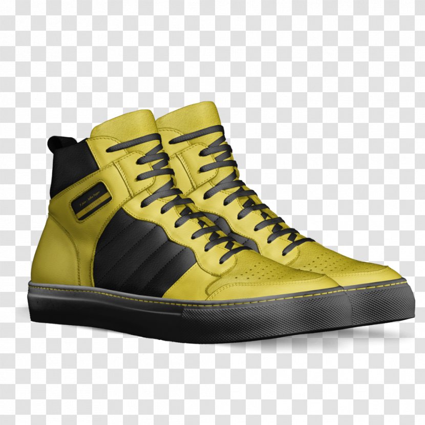Skate Shoe Sneakers Call It Spring Sportswear - Made In Italy - Yellow Bell Pepper Transparent PNG