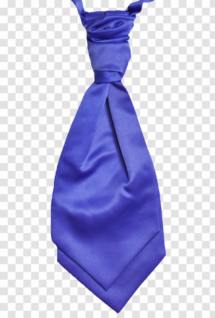 Blue Cravat Satin Lavender Necktie - Purple Transparent PNG