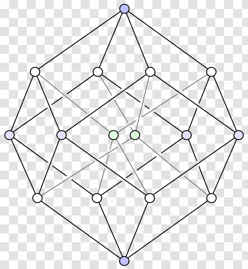 Tesseract Hypercube Geometry Rhombic Dodecahedron 4-polytope - Cube Transparent PNG