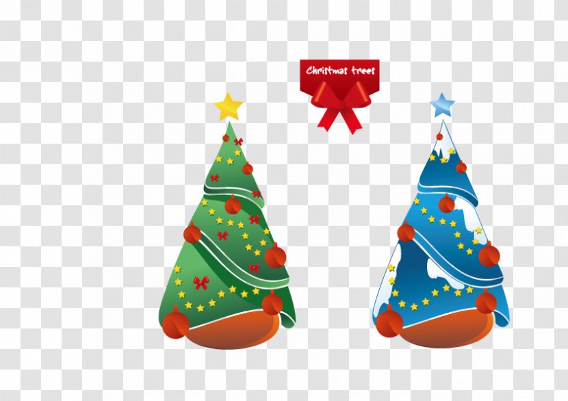 Christmas Tree Clip Art - Gift - Vector Transparent PNG