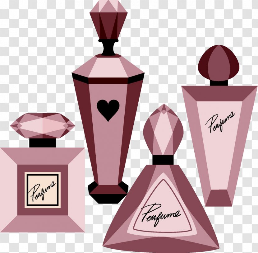 Bottle Perfume Illustration - Cartoon - Collection Transparent PNG