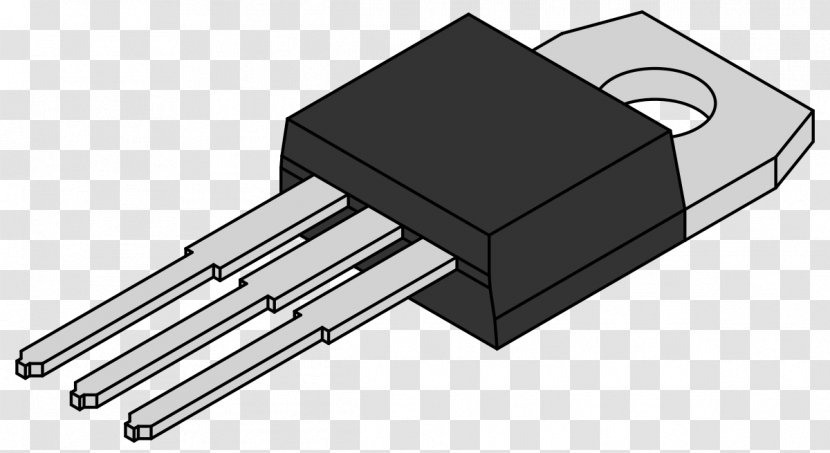 Bipolar Junction Transistor TO-220 Power Semiconductor Device MOSFET - Hole Vector Transparent PNG
