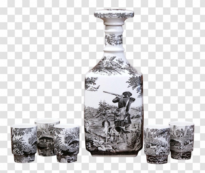 Glass Bottle Decanter Murano - Alfredo Barbini - Porcelain Transparent PNG