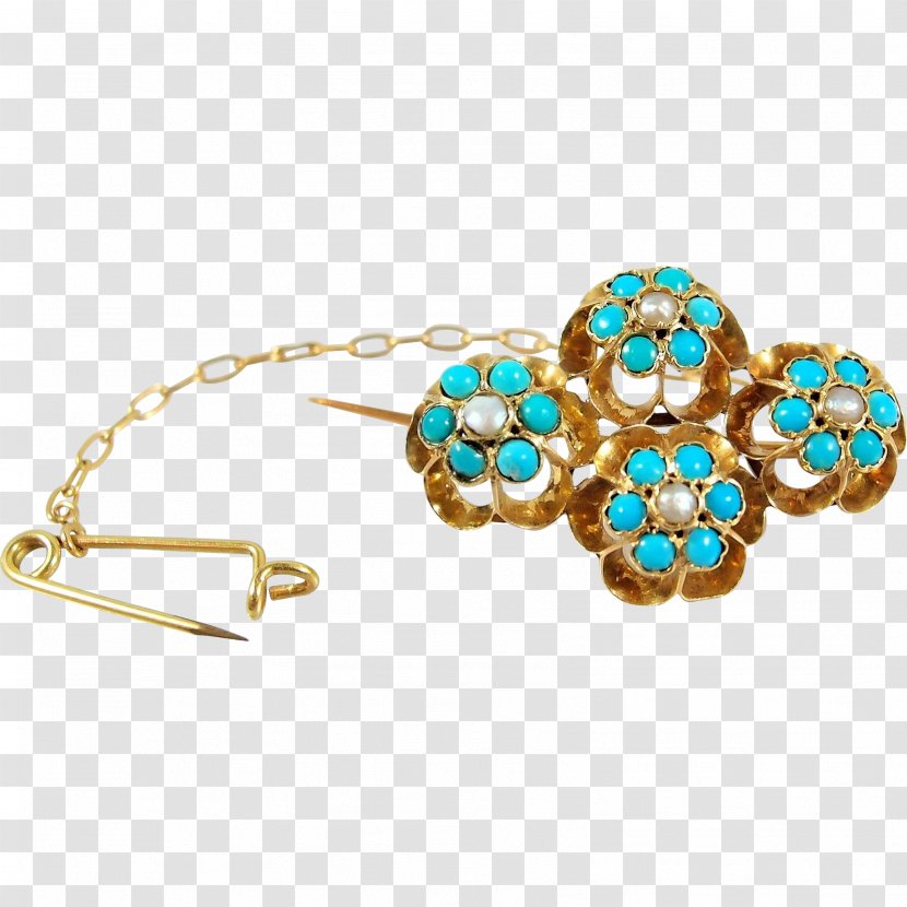 Turquoise Earring Jewellery Pearl - Gemstone Transparent PNG