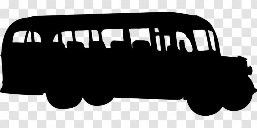 Bus Silhouette Clip Art - Stop Transparent PNG