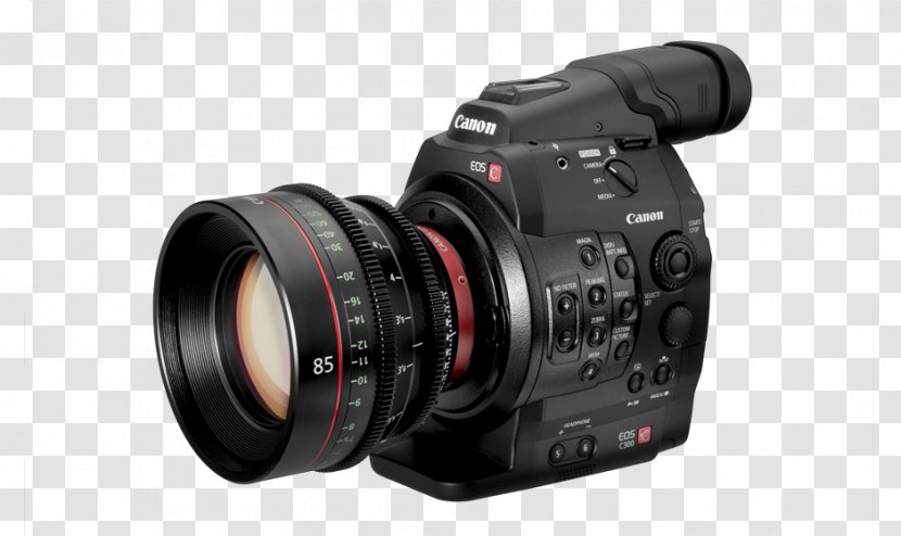 Canon EOS C300 Mark II EF Lens Mount Cinema - Cameras Optics - Camera Transparent PNG