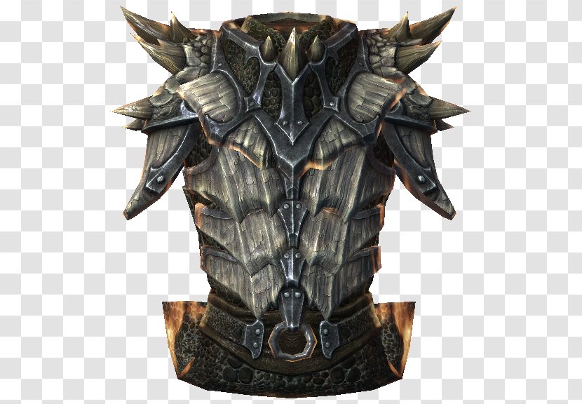 The Elder Scrolls V: Skyrim – Dragonborn Scale Armour Dragon Skin Plate Transparent PNG