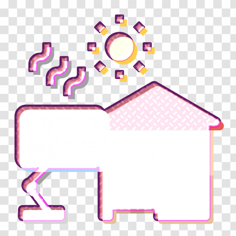 Solar Cell Icon Global Warming Icon Transparent PNG