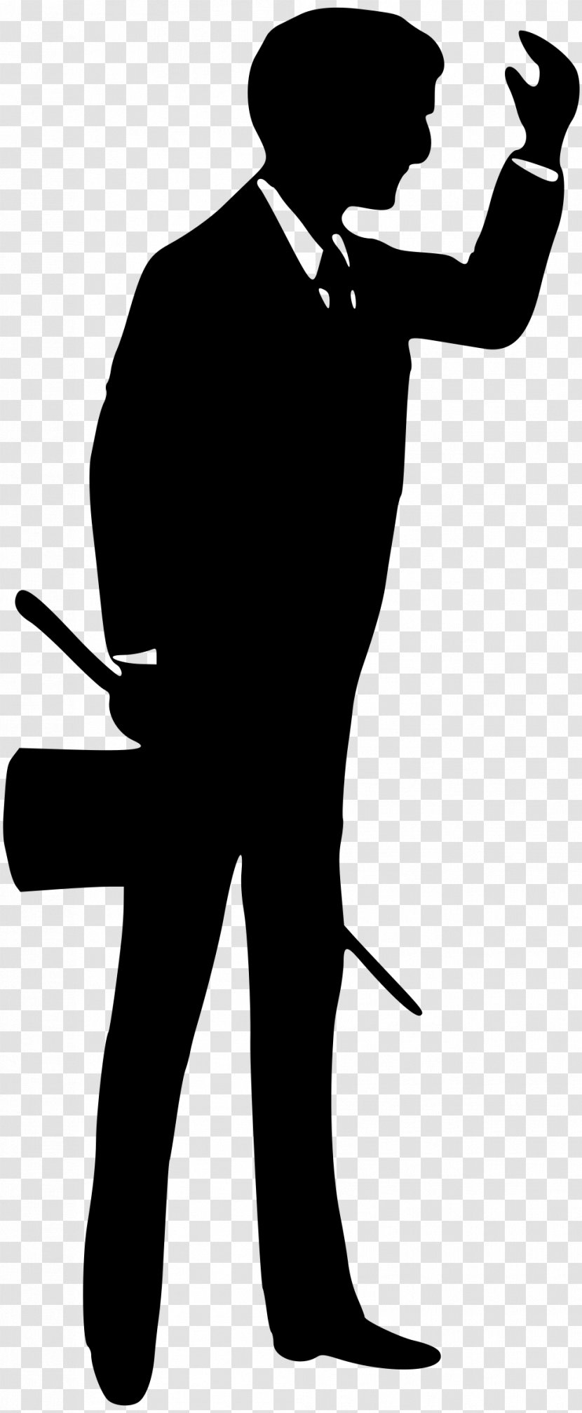 YouTube Silhouette Gentleman Clip Art - Television - Man Transparent PNG