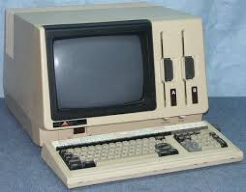 Apple II Laptop Personal Computer - Electronics - Vintage Transparent PNG