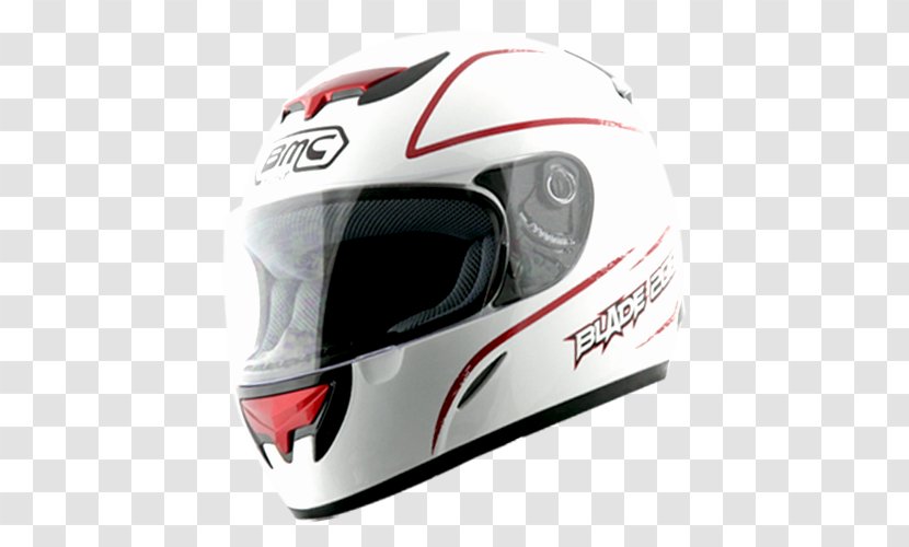 Motorcycle Helmets White Red - Accessories Transparent PNG