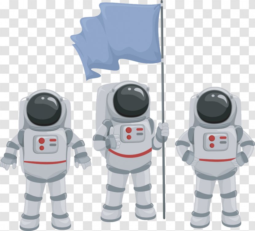 Astronaut Extravehicular Activity Stock Photography Illustration - With Flag Transparent PNG