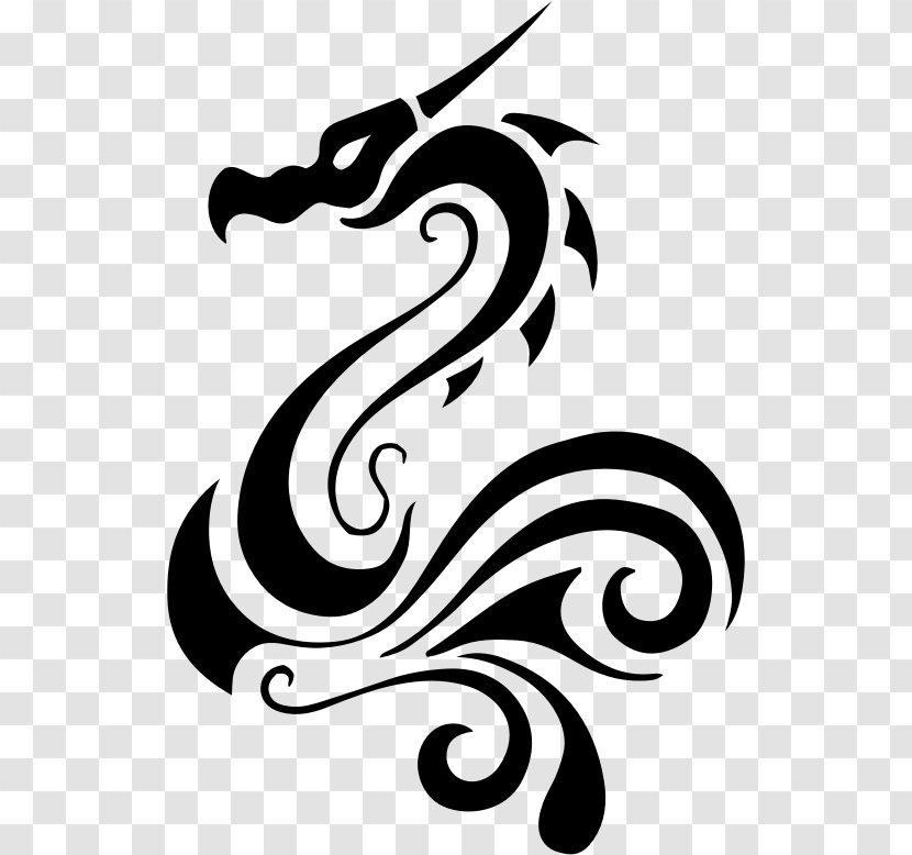 Tattoo Chinese Dragon Mehndi Clip Art - Abziehtattoo Transparent PNG