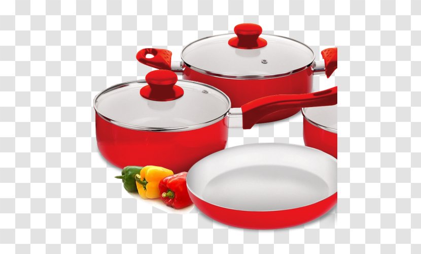 Frying Pan Ceramic Lid - Bell Pepper Transparent PNG