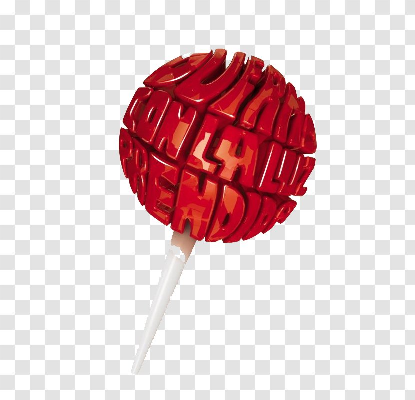 Lollipop Advertising Campaign Chupa Chups Typography - Red Transparent PNG