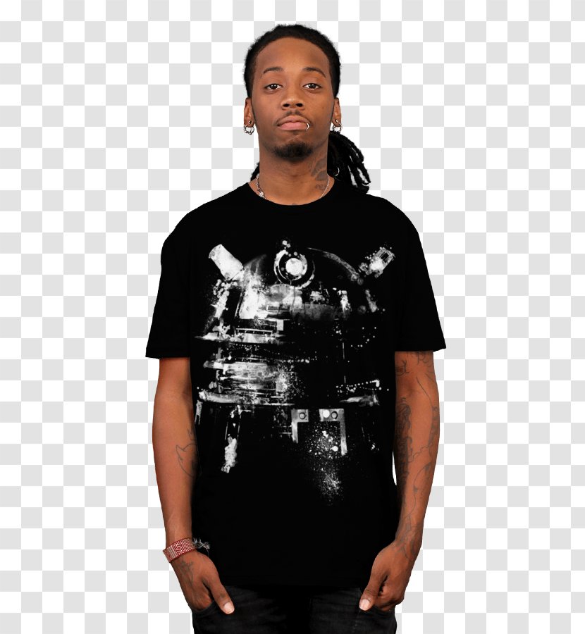 Printed T-shirt Sweater Sleeve - Top - Dalek Doctor Who Shirts Transparent PNG