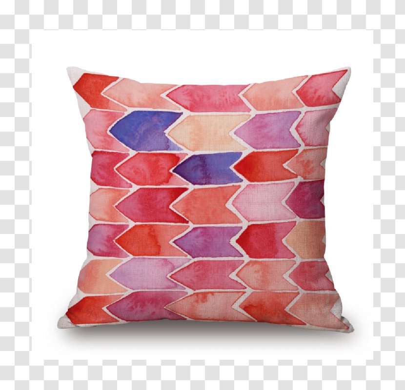Throw Pillows Cushion Living Room Garden Furniture - Watercolor Painting - Pillow Transparent PNG