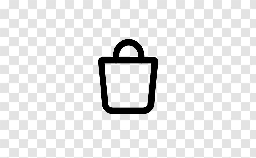 Shopping Bags & Trolleys Handbag - Symbol - Outline Transparent PNG