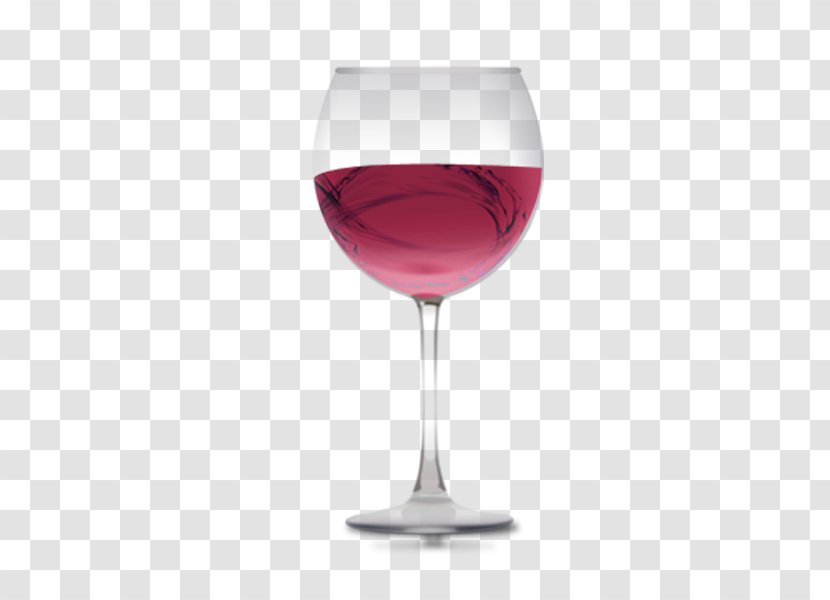Red Wine Glass - Free Of To Pull Material Transparent PNG