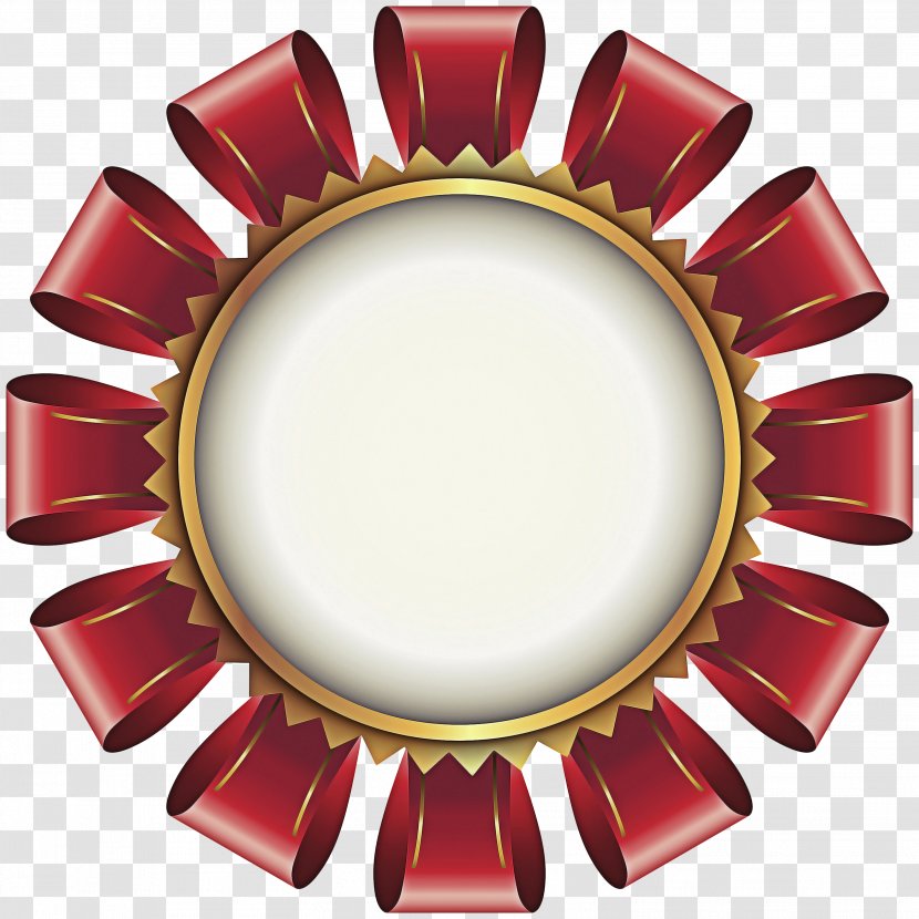 Red Circle - Plate - Platter Tableware Transparent PNG