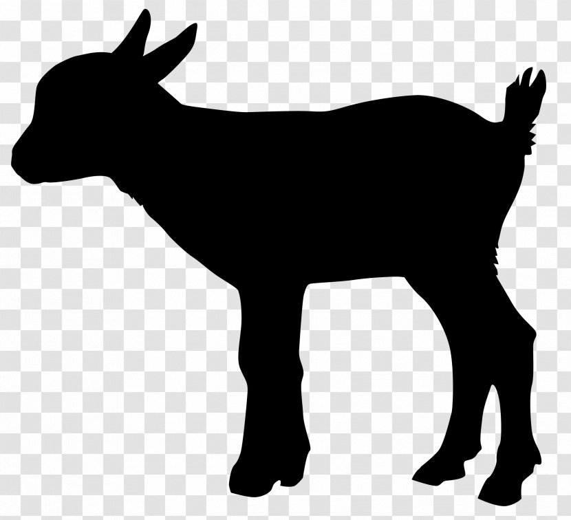 Sheep Goat Cattle Silhouette - Horse Like Mammal - Animal Silhouettes Transparent PNG