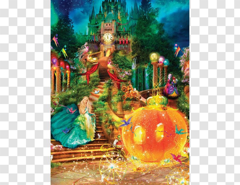 Jigsaw Puzzles Cinderella Amazon.com Book - Art - Gchq Puzzle Transparent PNG