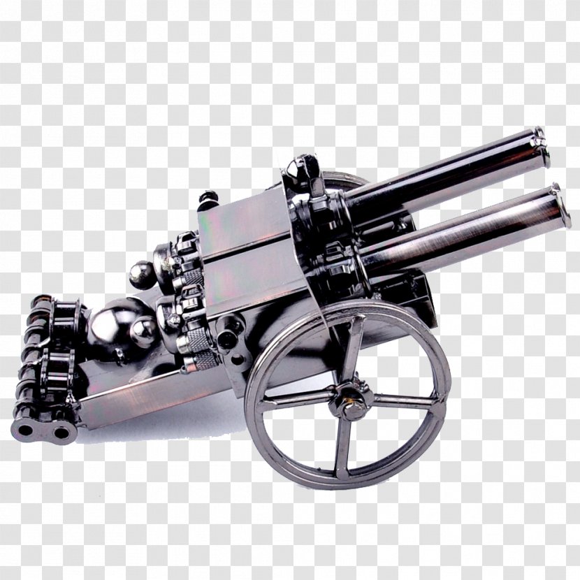 Double-barreled Cannon Craft - Weapon - Model Transparent PNG