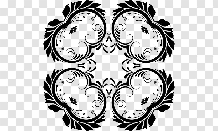 Black And White Visual Arts Line Art Clip - Flower - Design Transparent PNG