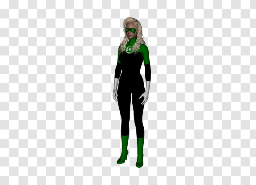 Wetsuit Dry Suit Spandex Green Character - Tree - Cartoon Transparent PNG