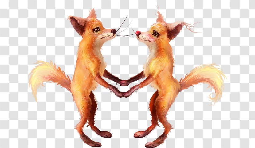Red Fox Dog Breed Clip Art - Mammal Transparent PNG