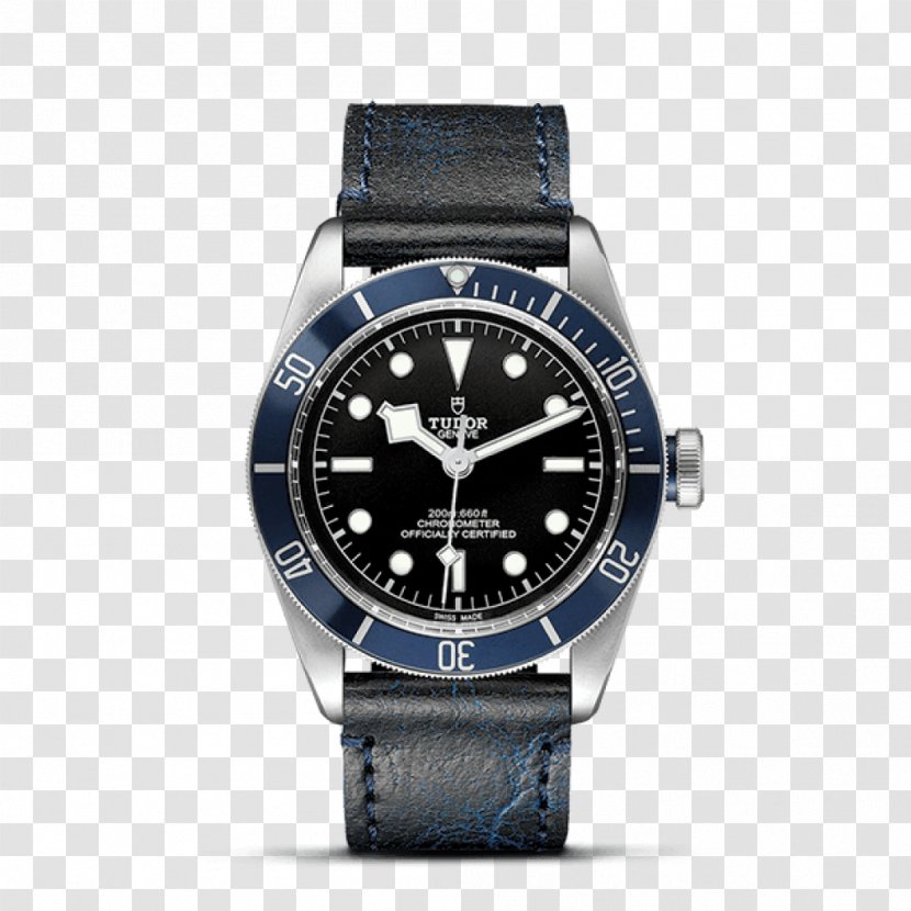 Tudor Watches Men's Heritage Black Bay Bronze Diving Watch Transparent PNG