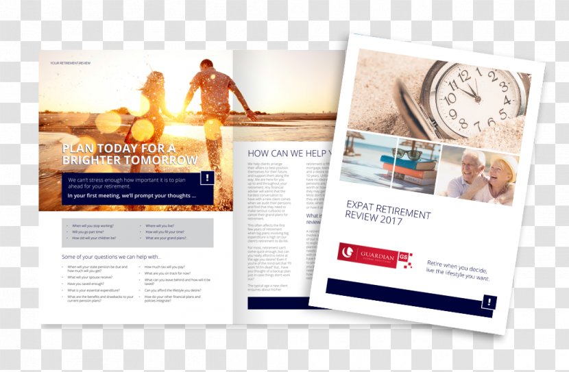 Retirement Planning Pension Fund Brochure Transparent PNG