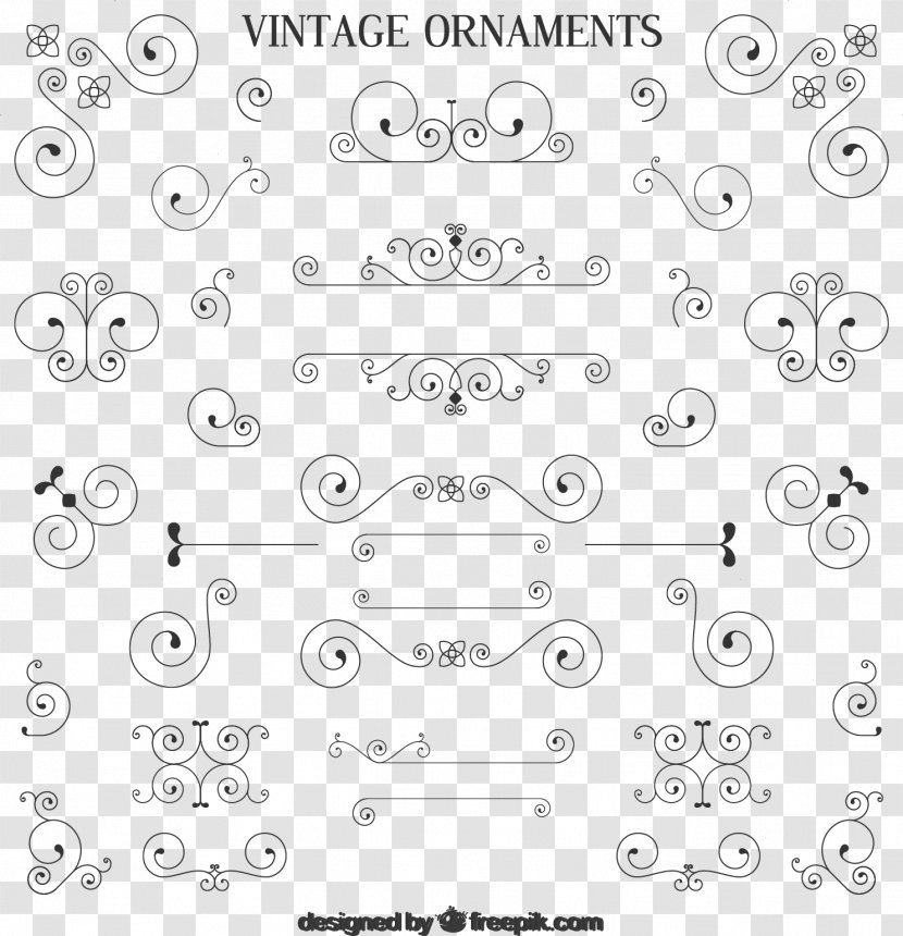 A Variety Of Vintage Jewelry Free Downloads - Point - Pattern Transparent PNG
