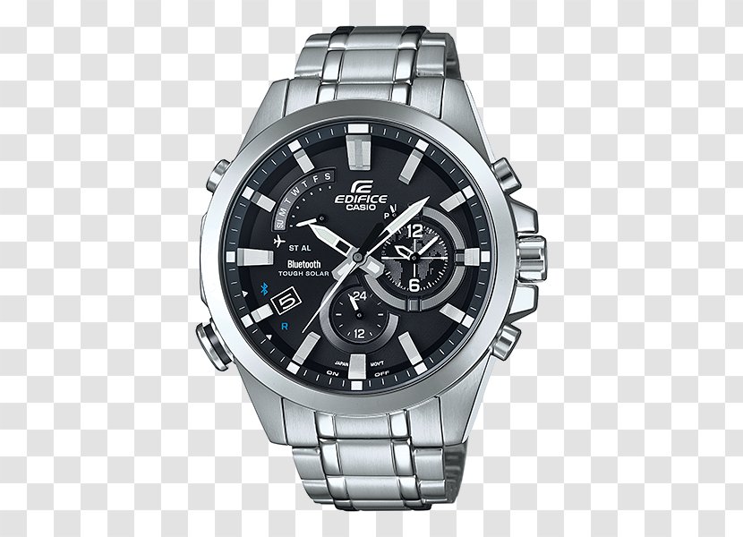 Solar-powered Watch Casio EDIFICE TIME TRAVELLER EQB-501 Tough Solar - Accessory Transparent PNG
