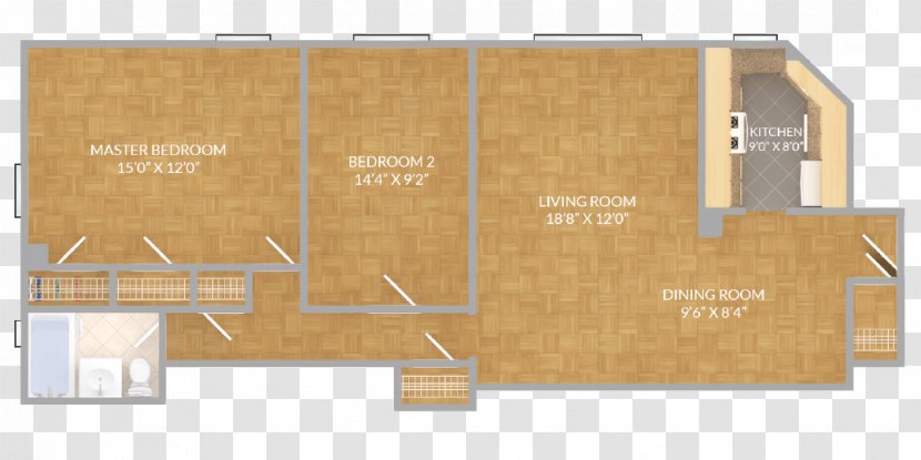 Stuyvesant Town–Peter Cooper Village Floor Plan Apartment Renting - Furniture Transparent PNG