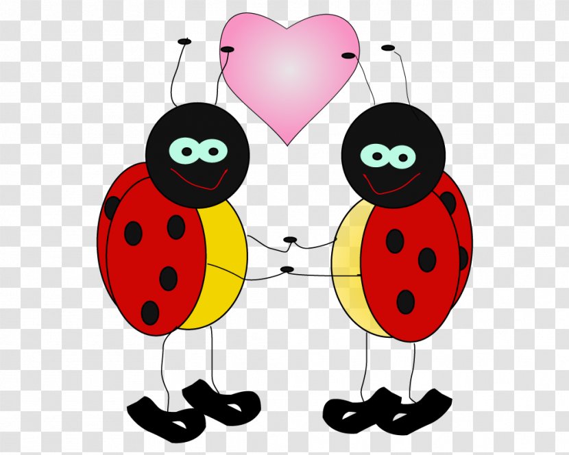 Cartoon Ladybird Clip Art - Free Content - Insects Love Transparent PNG