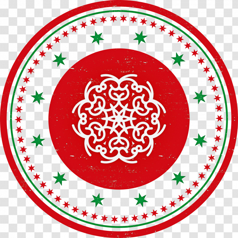 Christmas Stamp Transparent PNG