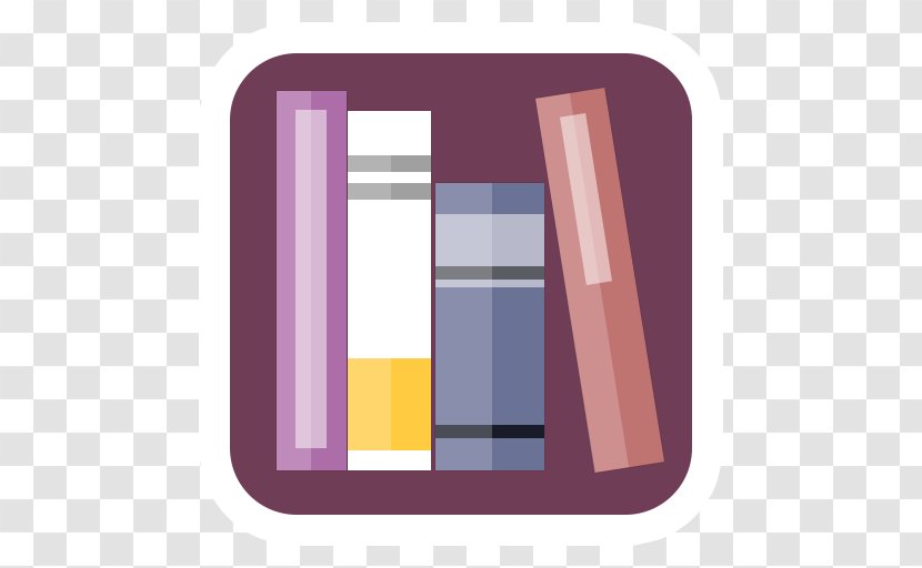 Calibre E-book - Purple - Library Transparent PNG