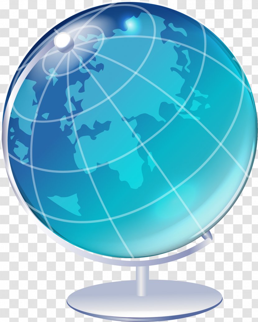 Earth Globe World Geography - Three-dimensional Vector Transparent PNG