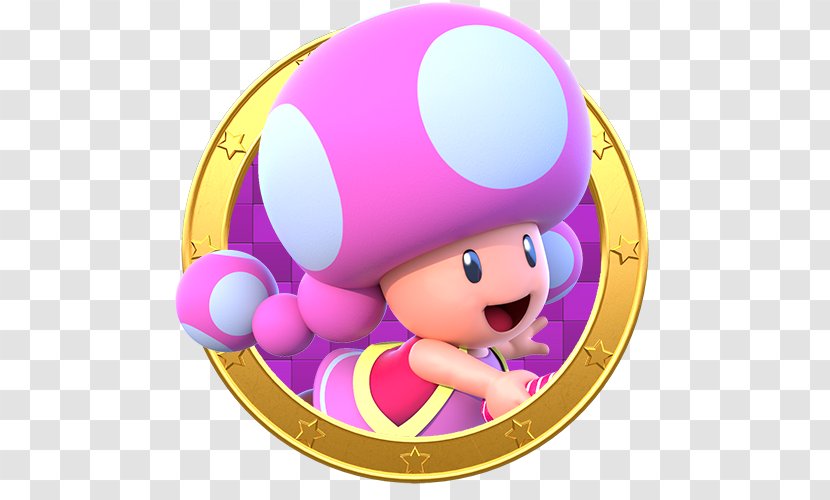 Toadette Mario Party 8 Bros. - Smile Transparent PNG