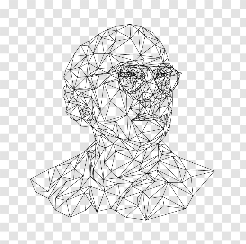 Drawing Line Art Low Poly - Work Of - Enthusiasm Transparent PNG