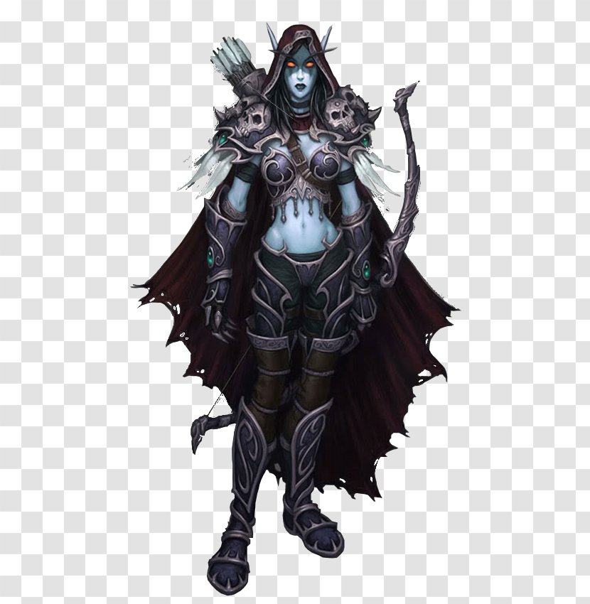 World Of Warcraft: Wrath The Lich King Warcraft III: Reign Chaos Illidan: Sylvanas Windrunner Video Game - Action Figure Transparent PNG