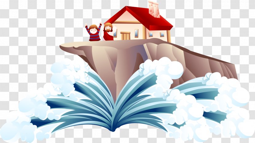 Play Jump Graphic Design Clip Art - Christian - Island Above The Red Houses Transparent PNG