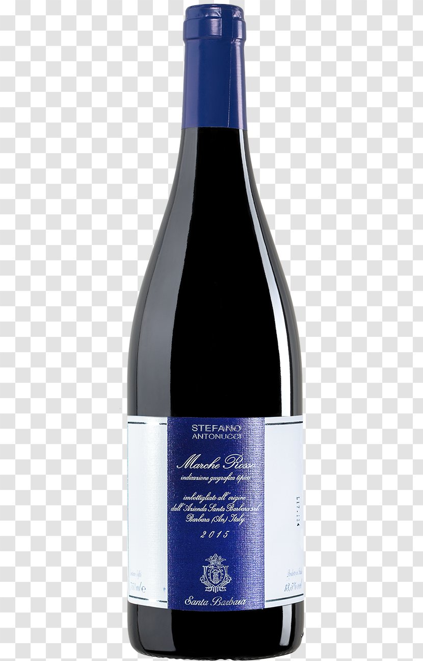 Wine Cantina Santa Barbara Montepulciano Bottle Verdicchio Dei Castelli Di Jesi - Marche Transparent PNG