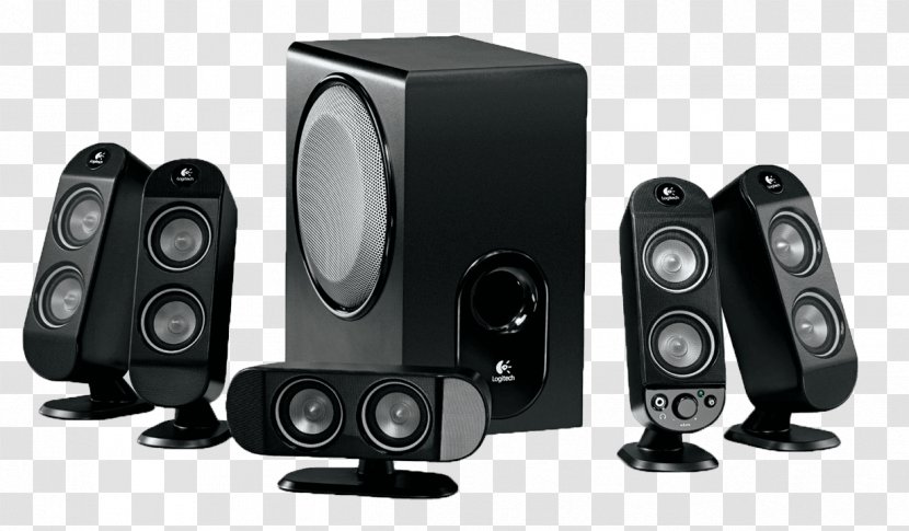 5.1 Surround Sound Logitech X-530 Computer Speakers Loudspeaker Home Theater Systems Transparent PNG