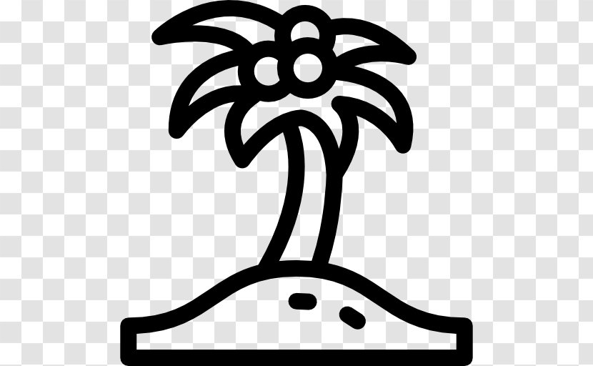 Tree Arecaceae Clip Art - Monochrome - Palm Icon Transparent PNG