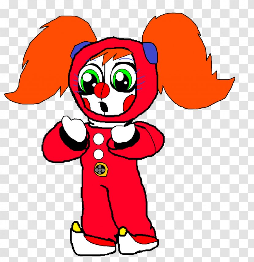 Five Nights At Freddy's: Sister Location Reborn Doll Clown Circus - Silhouette Transparent PNG