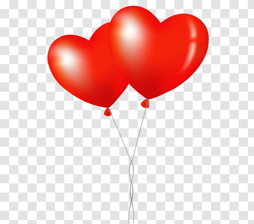 Balloon Heart Stock Photography Valentines Day - Frame - Romantic Valentine's Transparent PNG